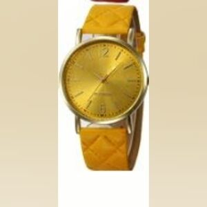 NWT Premium analogue quartz movement alloy/vegan leather watch